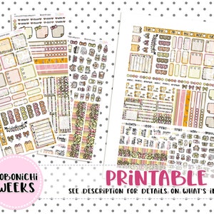 Hobonichi Weeks Weekly Kit, Fall Fox Hobonichi Weeks Kit, Hobonichi Weeks Stickers, Hobo Weeks, Hobonichi Stickers