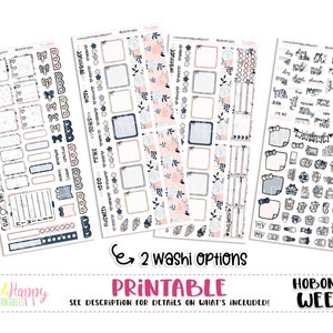 Hobonichi Weeks Weekly Kit, Pink Rhapsody Weekly Kit, Hobonichi Weeks Stickers, Hobo Weeks, Hobonichi Stickers