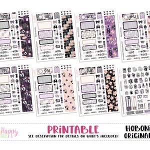 ほぼ日オリジナル（A6）ウィークリーキット、ハッピーニューイヤーウィークリーキット、印刷可能なプランナーステッカー、デイリーキット、ほぼ日A6日本語版