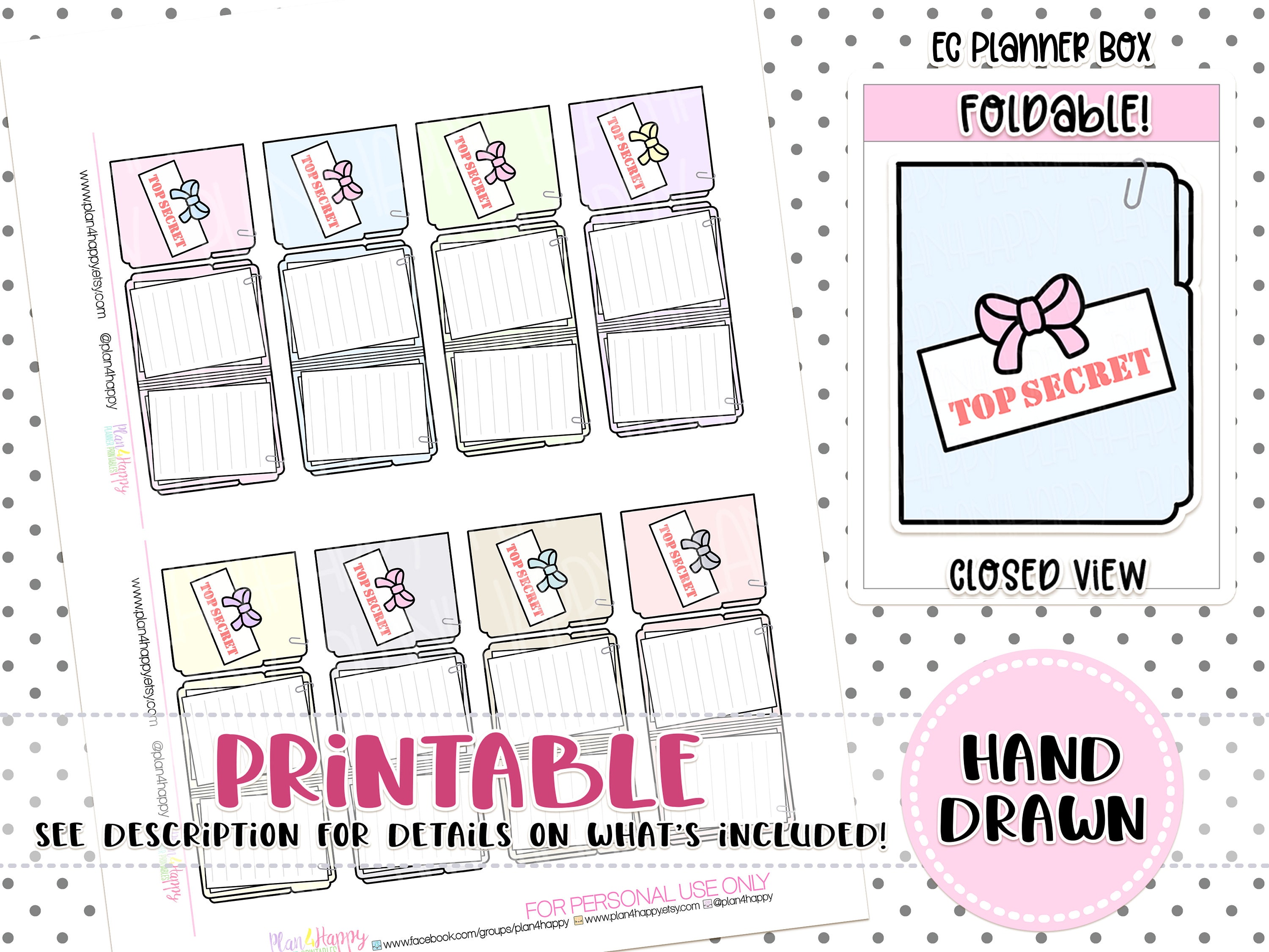 Printable Box Top Collection Sheets