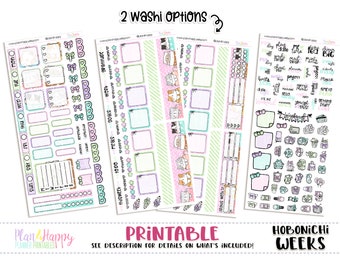 Hobonichi Weeks Weekly Kit, Coffee Cats Weekly Kit, Hobonichi Weeks Stickers, Hobo Weeks, Hobonichi Stickers