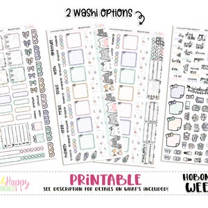 Hobonichi Weeks Weekly Kit, Spring Kitties Weekly Kit, Hobonichi Weeks Stickers, Hobo Weeks, Hobonichi Stickers