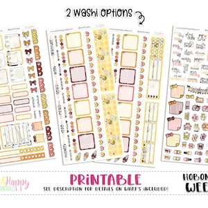 Hobonichi Weeks Weekly Kit, Honey Bees Weekly Kit, Hobonichi Weeks Stickers, Hobo Weeks, Hobonichi Stickers