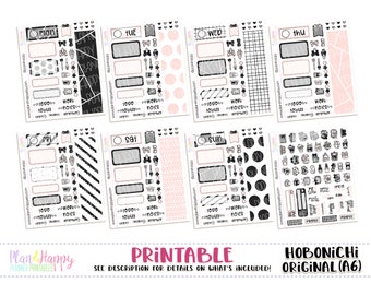 Hobonichi Original A6 Weekly Kit, Kawaii Popsicles Weekly Kit ...