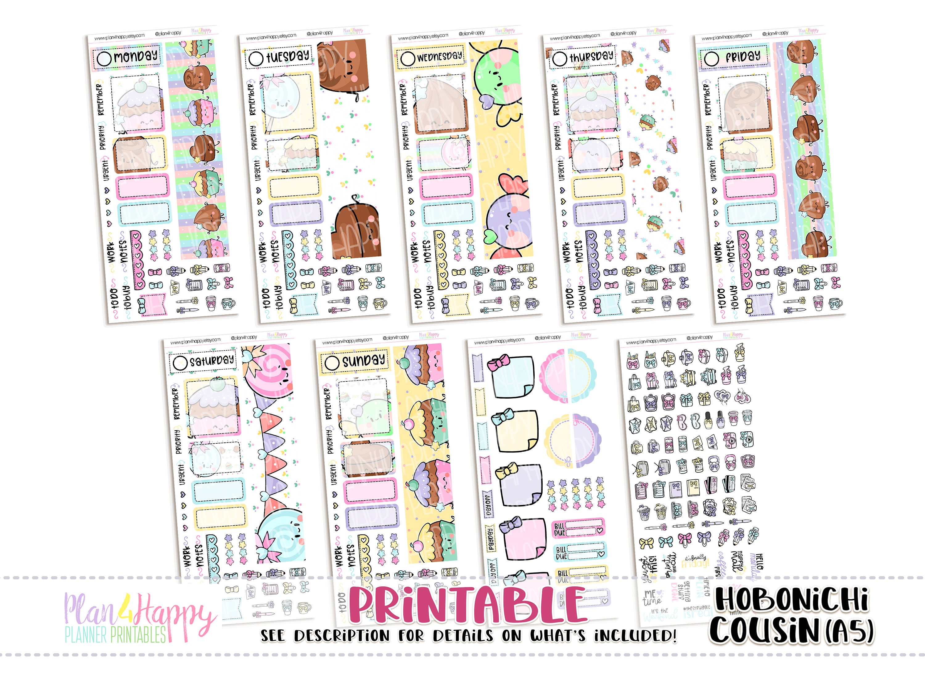 Operitacx 5 Sets Calendar Index Sticker DIY Planner Page Marker Monthly  Tabs Monthly Stickers for Planners Planner Stickers Retro Stickers Planner