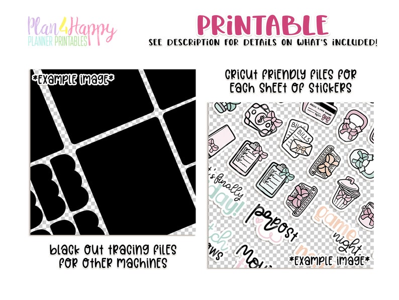 Printable Planner Stickers Weekly Kit Kawaii Food Weekly Kit Hobonichi A6 Japanese Version Hobonichi Original Daily Kit A6