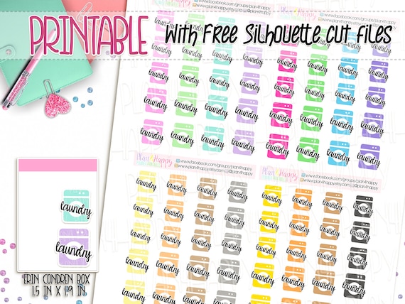 Printable Planner Stickers, Laundry Stickers, Washing System Stickers, Icon Stickers Sensible Stickers, Printable Sticker Sheets image regarding Printable Sticker Sheets referred to as Printable Planner Stickers, Laundry Stickers, Washing Unit Stickers, Icon Stickers Realistic Stickers, Printable Sticker Sheets