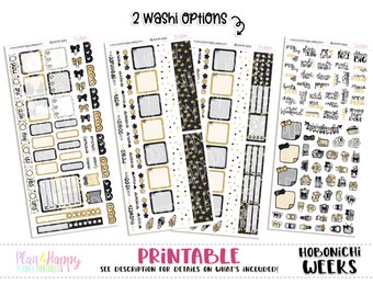 Hobonichi Weeks Weekly Kit, New Year Weekly Kit, Hobonichi Weeks Stickers, Hobo Weeks, Hobonichi Stickers