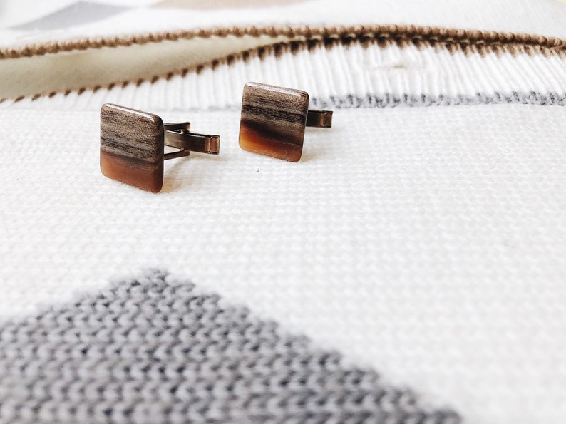 Natural Stone Vintage Cufflinks