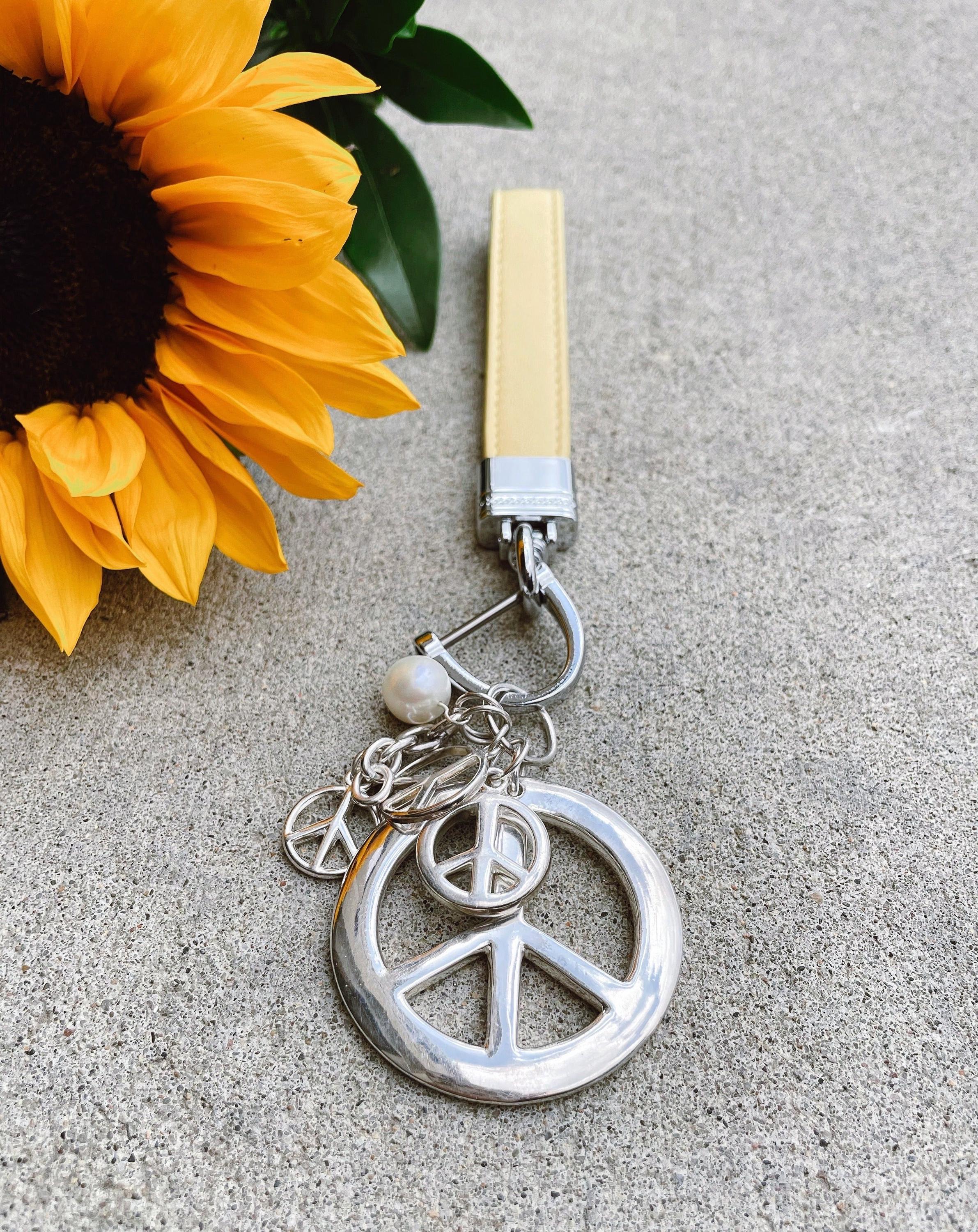 ONEFINITY Collana Con Ciondolo Simbolo Della Pace In Argento Sterling 925 E Fiori Vintage, Regalo Per Donna - 3