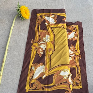 Darling Vintage Square Scarf in Rich Fall Colours