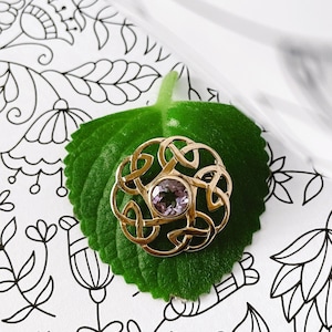 Beautiful Celtic Knot Brooch