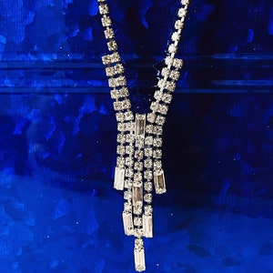 Vintage Rhinestone Formal Necklace