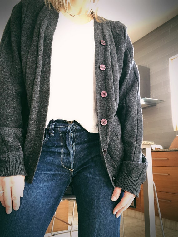 Vintage Button Down Sweater