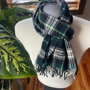 Vintage Plaid Winter Scarf By Barbour of Scotland
