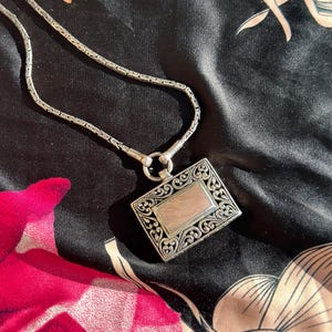 Sterling Silver Abalone Pendant Necklace – Western Toggle Clasp, Iridescent Shell Jewelry