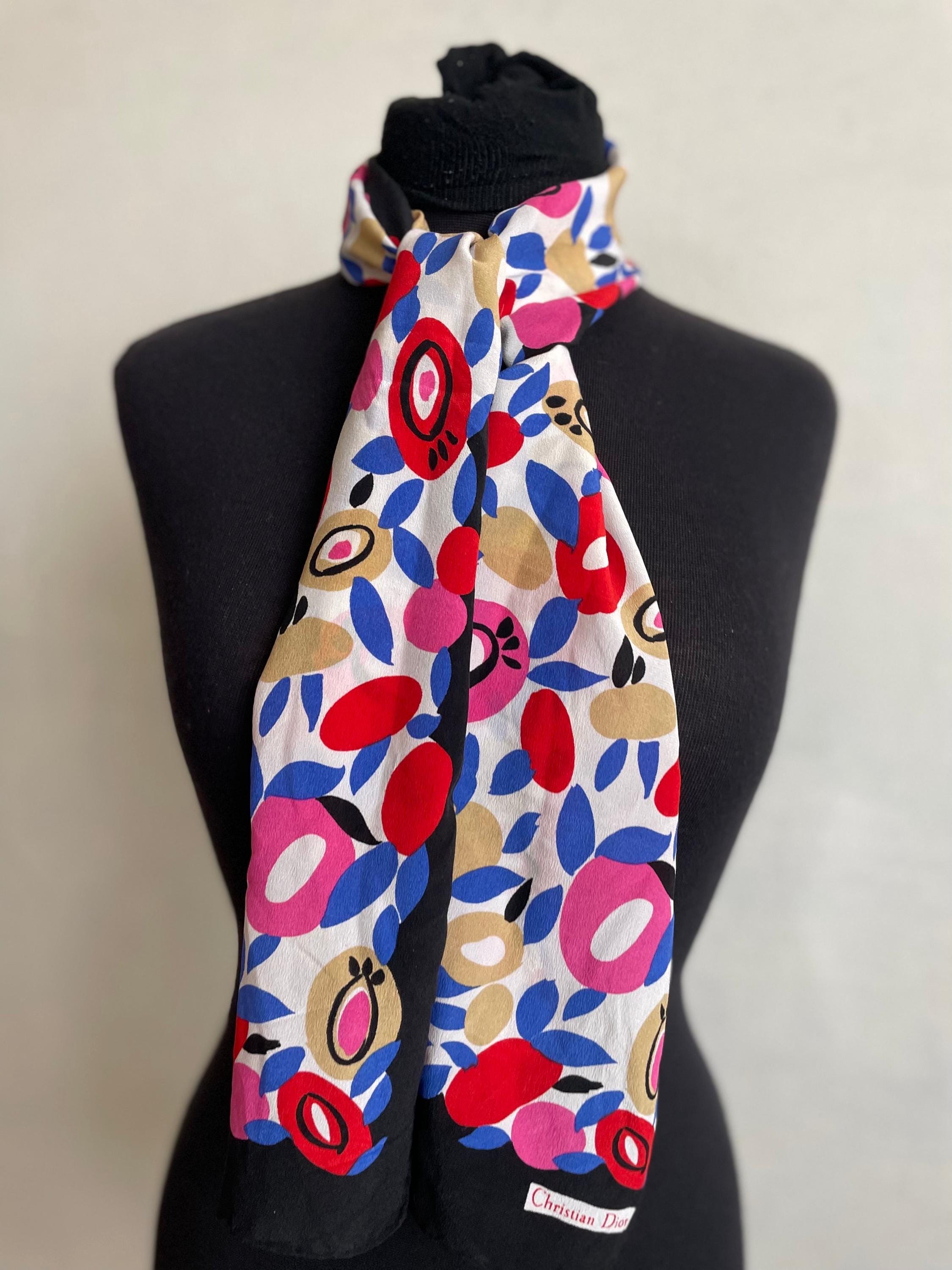 Christian lacroix silk scarf - Etsy 日本