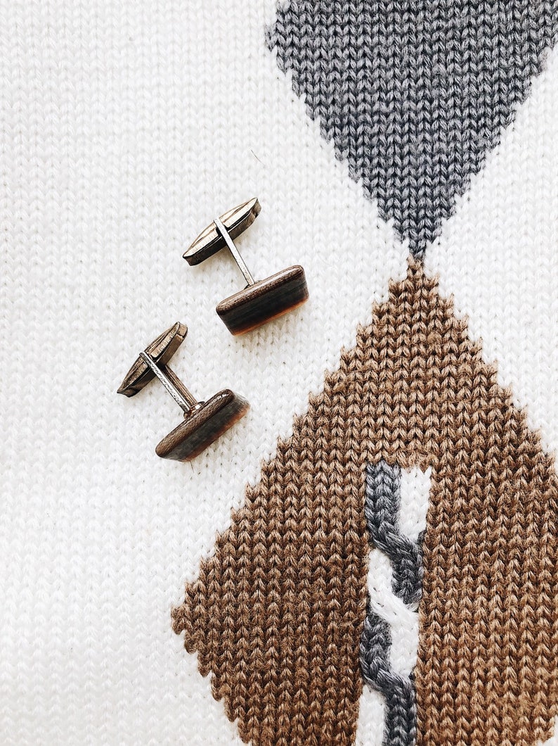 Natural Stone Vintage Cufflinks