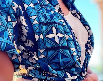 Vintage Button Down Hawaiian Shirt for Him or Her