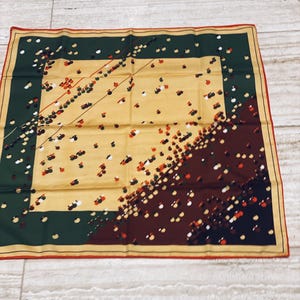 Vintage Scarf Made in Italy Water Resistant