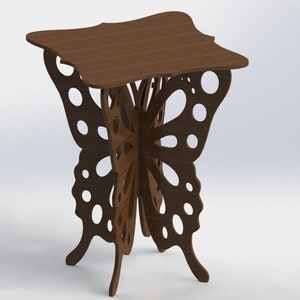 Vectors DXF Files Butterfly Table For CNC Router And Laser Aspire ArtCAM VCarve