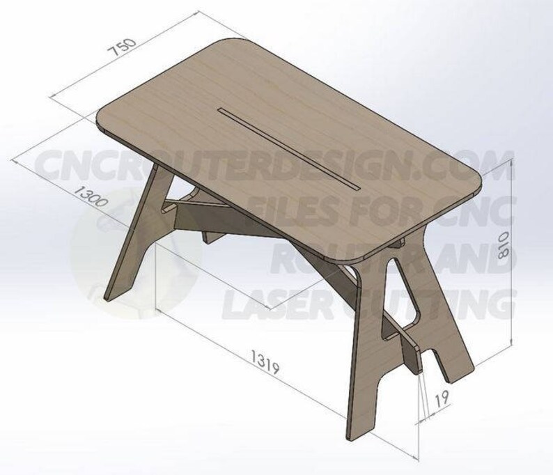 CNC Router File DXF Table With Easel for Aspire Artcam Etsy
