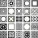 Kit 48 Panels Patterns Decorative Square Grids for Laser Cutting DXF ...