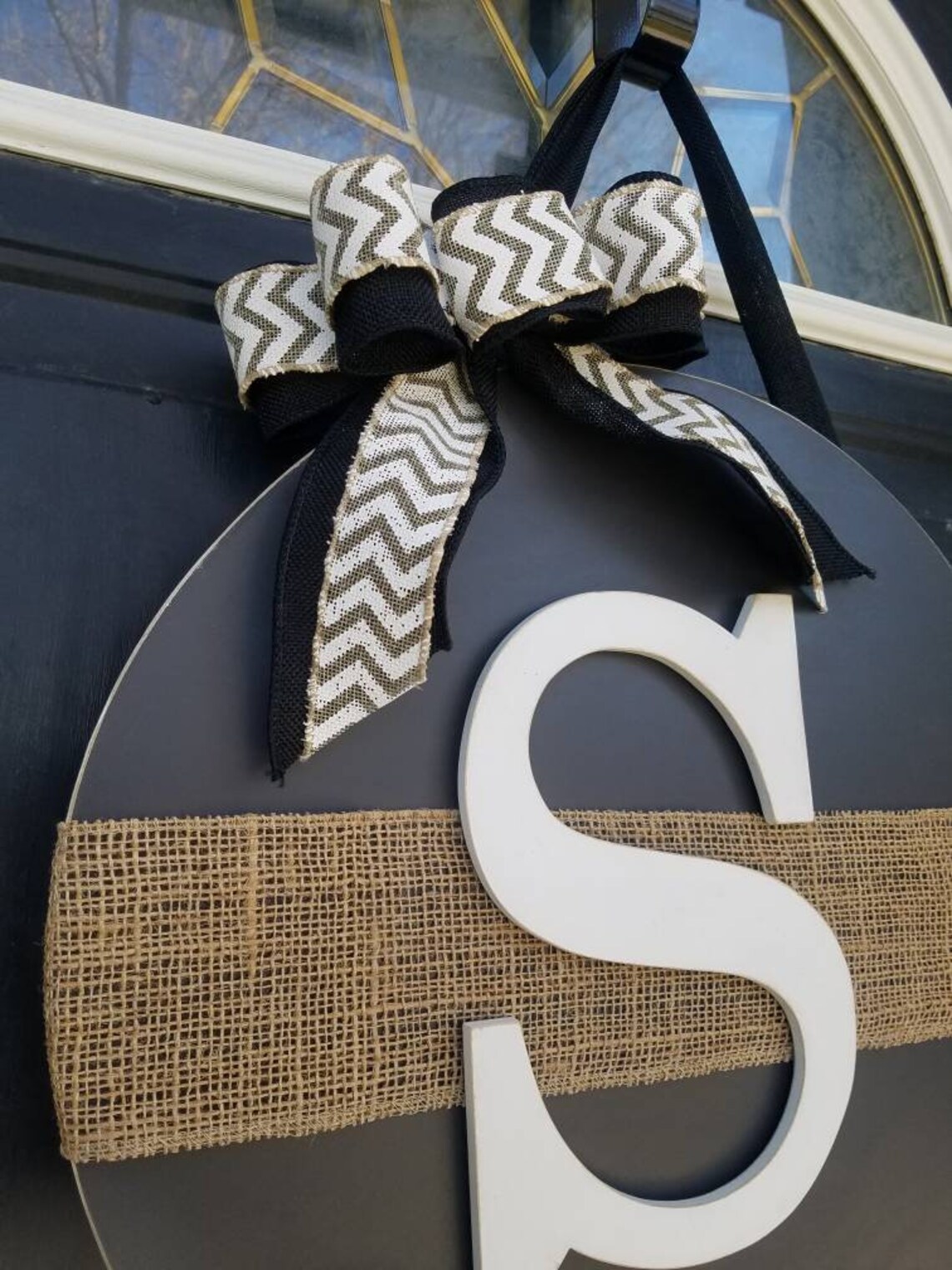 Personalized Initial Door Hanger A B C D E F G H I J K L M N Etsy