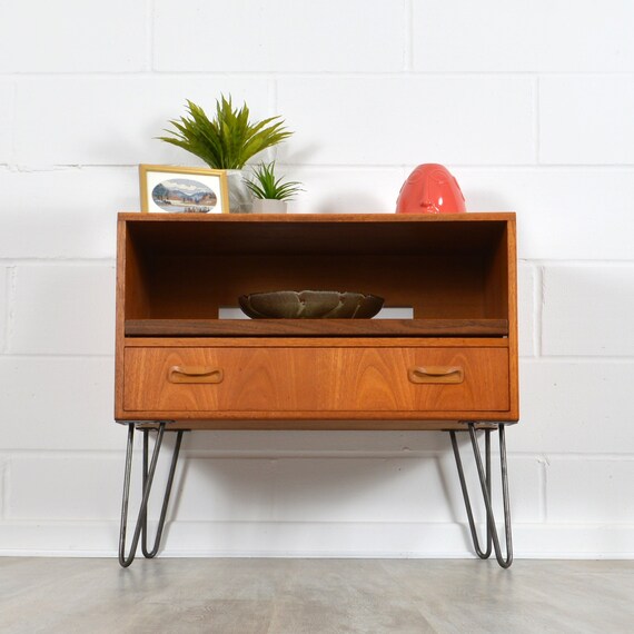 Mid Century G Plan Media Small Sideboard on Hairpin Legs Etsy UK