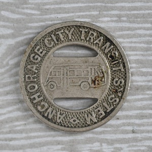 Anchorage City Transit System Good For One 10 Cents | Etsy