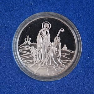 1984 Vatican City 2000th Anniversary - Birth of Blessed Virgin Mary 500 Lire Silver Brilliant Uncirculated Commemorative Coin