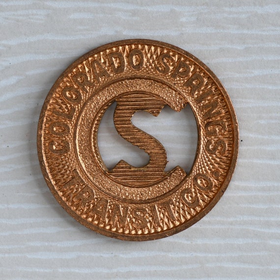 CO140F transit token Colorado Springs Bus Company Colorado