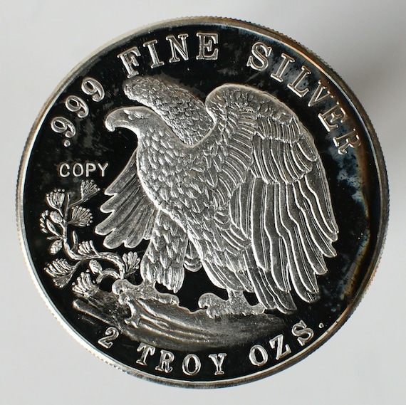 1987 Walking Liberty Eagle Design 2 Troy Oz .999 Fine Silver Proof