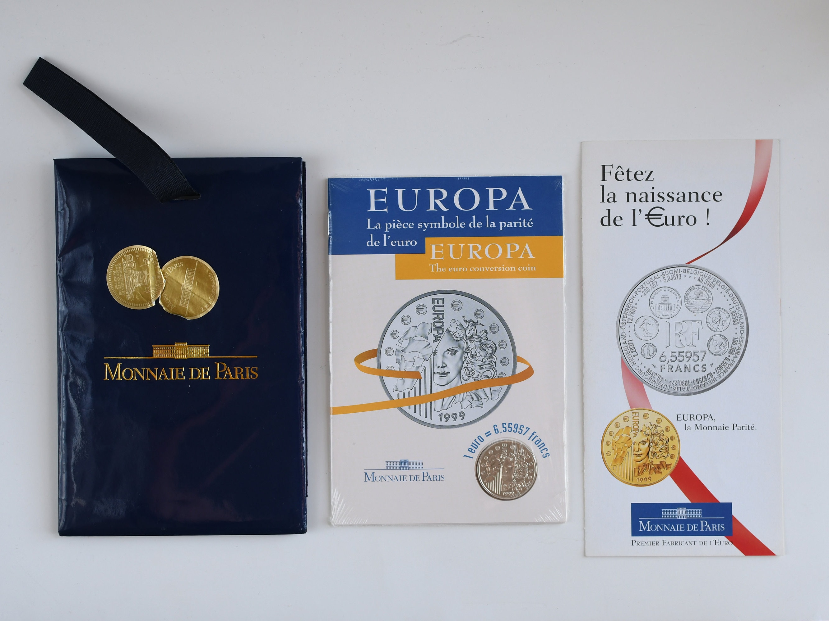 1999 France 6.55957 Francs Silver Brilliant Uncirculated