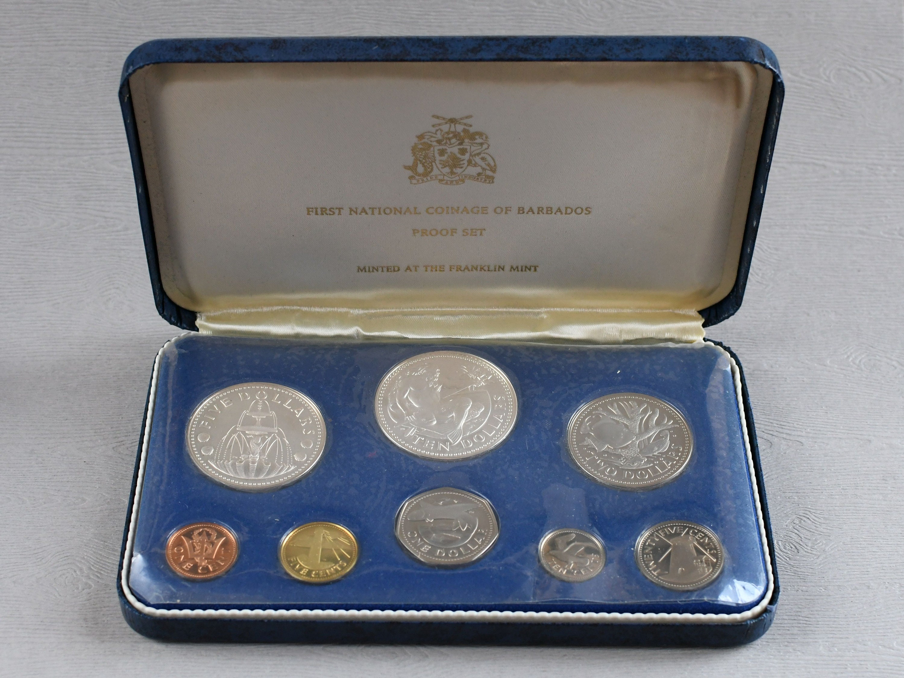 ②FIRST NATIONAL COINAGE OF BARBADOS