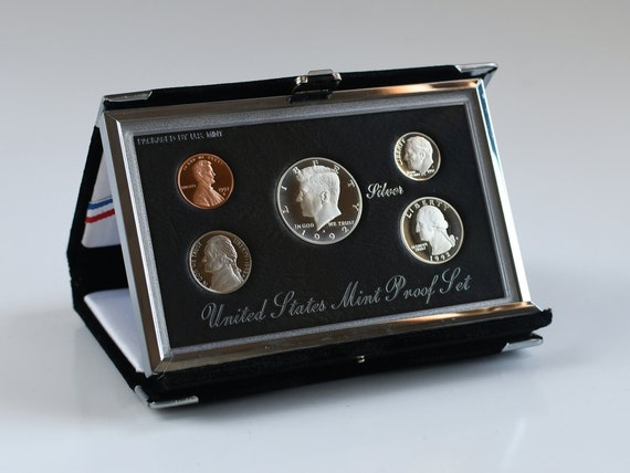 1992 US Mint Silver Proof Set Original Box and COA