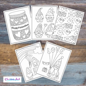 Valentijnsdag kleurplaten | Leuke kleurplaat voor kinderen en volwassenen | Alleen digitale download
