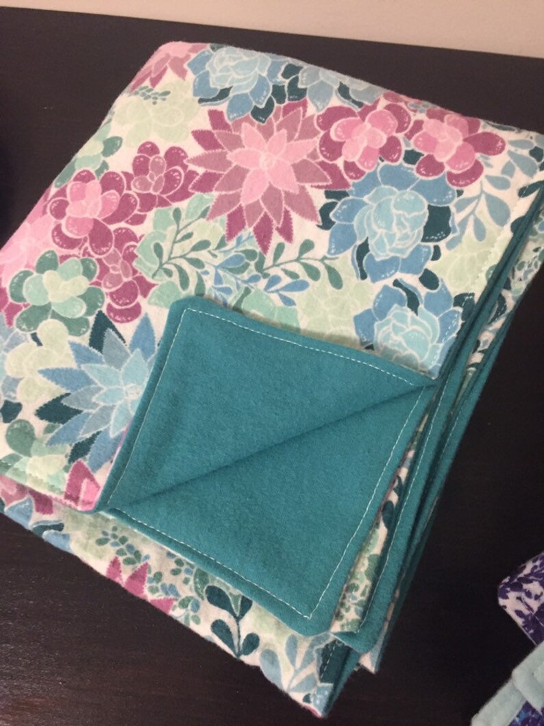 Reversible Flannel Receiving Blanket
