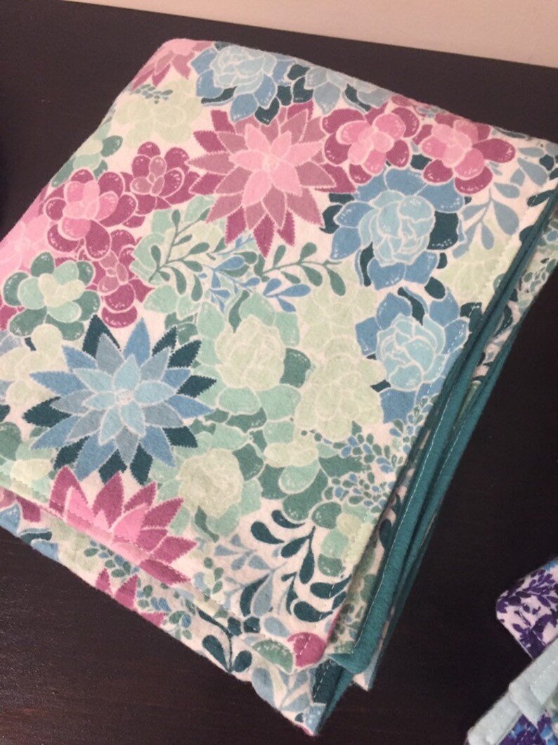 Reversible Flannel Receiving Blanket