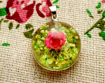 Dried flowers resin | Etsy