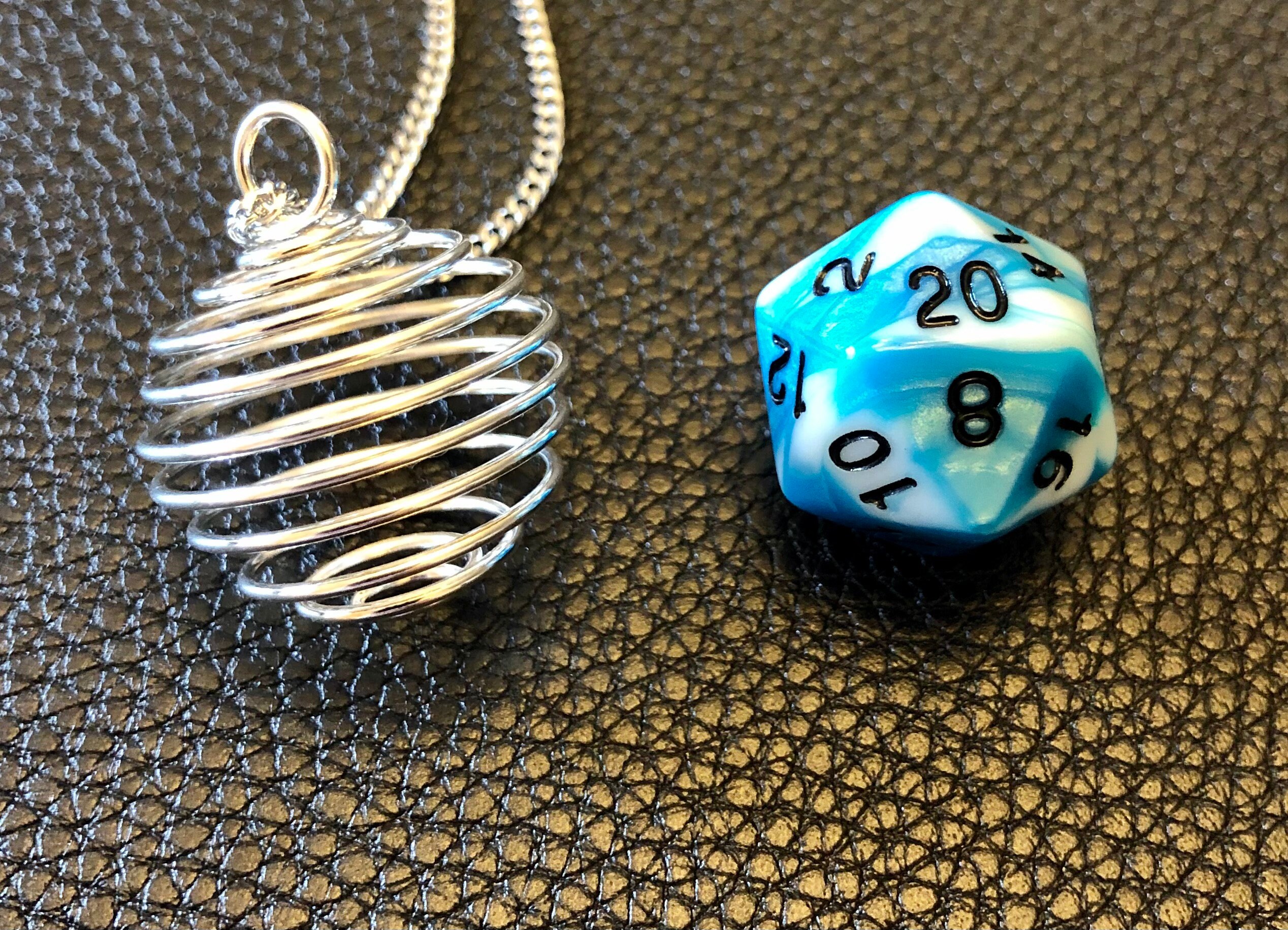 小物 Y2K Dice chain Silver Dice Chain Necklace, Y2K Necklace, Silver Cable Chain