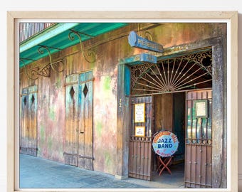Preservation Hall New Orleans, French Quarter Photos, NOLA Prints, New Orleans Art Print, New Orleans Gift, New Orleans Wall Art, Jazz Music