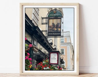 London Pubs, London Photography, The Plough, Man Cave Print, London Print, London Street Photography, London Tavern, Museum Street Pub