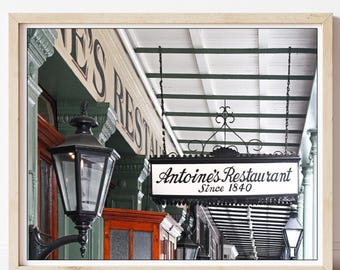 Antoine's - New Orleans Photography, French Quarter, NOLA Landmark, Iconic French Quarter Restaurant