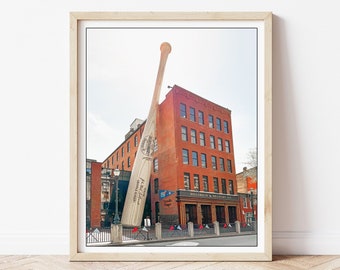 Louisville Slugger - Baseball Bat Company, Wahrzeichen von Louisville, Louisville Druck, Louisville Wandkunst, Kultige Fabrik, Louisville Foto