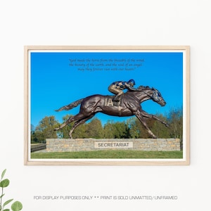 Secretariat - Racehorse Photography, Horse Photos, Inspirational Quotations, Secretariat Photo, Racehorse Champion, Kentucky Thoroughbred