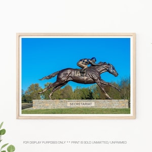 Secretariat - Racehorse Photography, Horse Photography, Champion Racehorse, Secretariat Photo, Champion Horse Photo, Kentucky Thoroughbred
