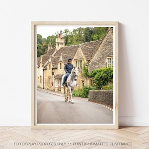 The Cotswolds - Castle Combe, English Countryside, Cotswolds Photography, White Horse Print, Cotswolds Travel Print, England Photography