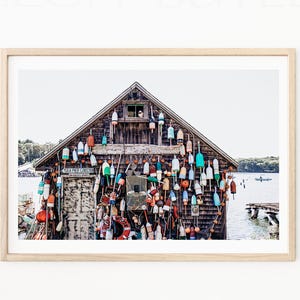 Lobster Shack, Maine Lobster Shack, Maine Photography, Maritime Print, Lobster Fisherman, Vintage Lobster Shack, Maine Wall Art, Nova Scotia