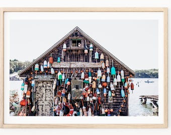 Lobster Shack, Maine Lobster Shack, Maine Photography, Maritime Print, Lobster Fisherman, Vintage Lobster Shack, Maine Wall Art, Nova Scotia